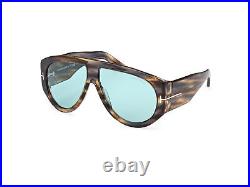 TOM FORD Sunglasses FT1044 Bronson 56V Havana blue Man