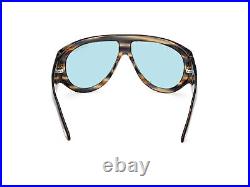 TOM FORD Sunglasses FT1044 Bronson 56V Havana blue Man