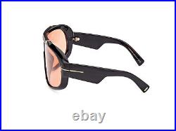 TOM FORD Sunglasses FT1093 RELLEN 01E Black brown Men Women