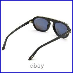 TOM FORD Sunglasses SEBASTIAN-02 TF736 Us Fit Made In Italy 01A Black 65006204