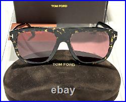 TOM FORD Sunglasses TF 777 52S Thor Tortoise Frame Red POLARIZED Lens BRAND NEW