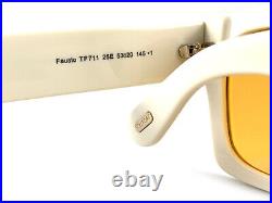 TOM FORD Sunglasses TF711 Fausto Ivory Brown 25E FT0711/S Authentic NEW