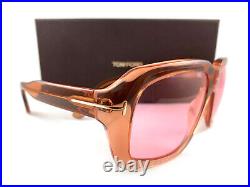 TOM FORD Sunglasses TF885 Bailey-02 Brown 45Y Pink FT0885/S Authentic New