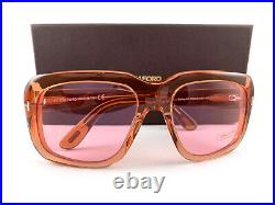 TOM FORD Sunglasses TF885 Bailey-02 Brown 45Y Pink FT0885/S Authentic New