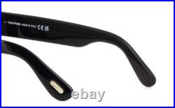 TOM FORD TF 0711 Fausto Sunglasses 01N Black / Green photochromic lenses 53 new