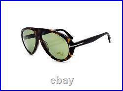 TOM FORD TF 0988 Camillo-02 Sunglasses 52 Havana /Green lenses 60 new