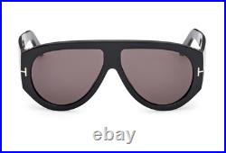 TOM FORD TF 1044 Bronson Sunglasses 01A Black Gray lenses 60 New