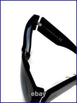 TOM FORD TF 371 01B ANOUSHKA black blue gradient sunglasses