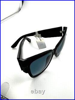 TOM FORD TF 371 01B ANOUSHKA black blue gradient sunglasses