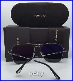 TOM FORD TF 377 09D EDWARD Men's Sunglasses Gunmetal Black Grey POLARIZED Italy