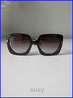 TOM FORD TF0610 Jasmine-02 53mm Brown Havana Sunglasses Italy
