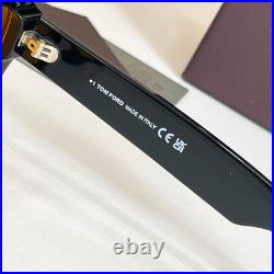 TOM FORD TF1153 Black Frame Yellow Lens Sunglasses 56 19-145