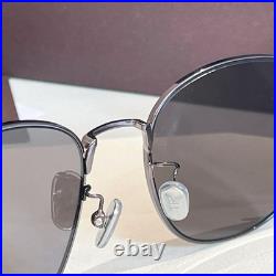 TOM FORD TF1167-K Silver-Black Frame Gray Lenses Sunglasses 56 20-140