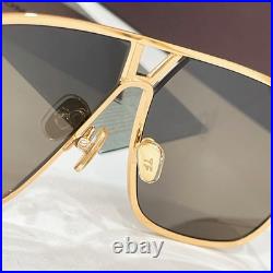 TOM FORD TF1204 Gold-Frame Gray-Lens Aviator Sunglasses 63 11-140