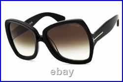 TOM FORD TF1222-01B-60 Sunglasses Size 60mm 135mm 18mm black Women NEW