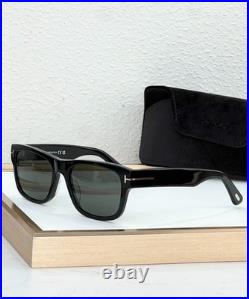 TOM FORD TF1303 Black Frame / Smoke Gray Lens 5519-145 Sunglasses New with Case