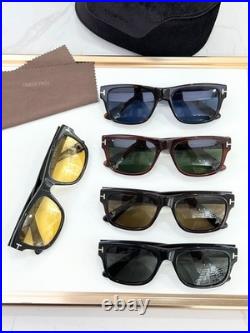 TOM FORD TF1303 Black Frame / Smoke Gray Lens 5519-145 Sunglasses New with Case
