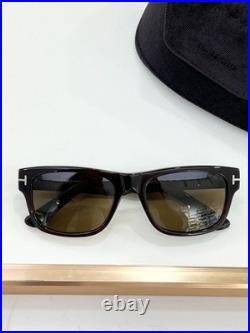 TOM FORD TF1303 Black Frame / Smoke Gray Lens 5519-145 Sunglasses New with Case