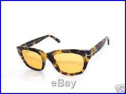 Tom Ford Tf5178 5178 Light Havana /yellow Amber 055 Sunglasses! Custom Brad Pit