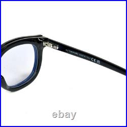 TOM FORD TF5993B 005 Black Photochromic Clip On Blue Block Optical Sunglass 5993