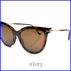 TOM FORD TF5994B 052 Brown Magnetic Clip On Blue Block Optical Sunglasses 5994