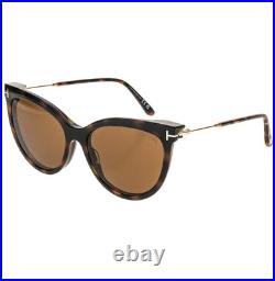 TOM FORD TF5994B 052 Brown Magnetic Clip On Blue Block Optical Sunglasses 5994