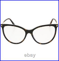 TOM FORD TF5994B 052 Brown Magnetic Clip On Blue Block Optical Sunglasses 5994