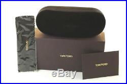 TOM FORD TRUMAN TF464 01W 61mm Mens FLAT TOP AVIATOR Sunglasses BLACK BLUE GOLD