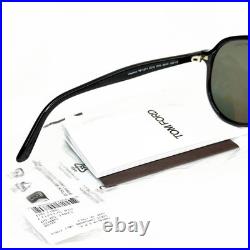 TOM FORD VLADIMIR TF1211 01N Black Green Unisex Aviator Sunglasses 1211 FT1211