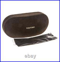 TOM FORD VLADIMIR TF1211 01N Black Green Unisex Aviator Sunglasses 1211 FT1211