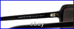 TOM FORD Vincent TF1176 ECO 01A Black Mens Square Sunglasses 56-15-145 B44 TOM FORD Vincent TF1176 ECO 01A Black Mens Square Sunglasses 56-15-145 B44