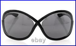 TOM FORD WHITNEY FT0009 199 Sunglasses Black Frame Smoke Lenses 64mm TOM FORD WHITNEY FT0009 199 Sunglasses Black Frame Smoke Lenses 64mm