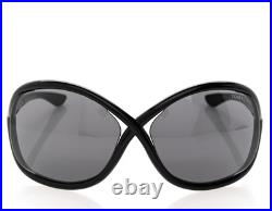 TOM FORD WHITNEY FT0009 199 Sunglasses Black Frame Smoke Lenses 64mm TOM FORD WHITNEY FT0009 199 Sunglasses Black Frame Smoke Lenses 64mm