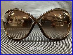 TOM FORD Whitney FT0009 692 Dark Brown Oval 64 mm Women's Sunglasses