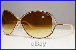 TOM FORD Womens Designer Sunglasses Gold Butterfly Miranda TF 130 28F 24801