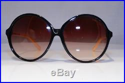 TOM FORD Womens Oversized Sunglasses Black Round WHITE Rhonda TF 187 05F 23332