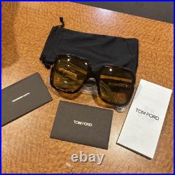 Tom Ford 1194 52E Aurora Sunglasses Brown Frame Brown Lens Flawless Authentic