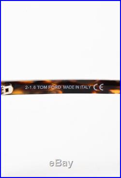 Tom Ford $450 Brown Tortoiseshell Edison Aviator Sunglasses