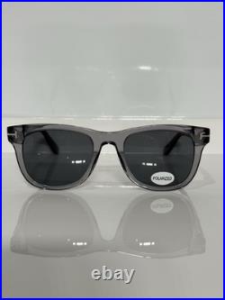 Tom Ford 5820 Crystal Gray Acetate Retro Custom Polarized Gray Sunglasses