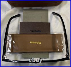 Tom Ford 906 Sunglasses Black Frame/Brown Polarized Lens