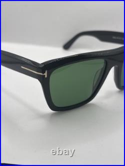 Tom Ford ALBERTO FT 1077 Shiny Black/Green (01N) Sunglasses Authentic Brand New