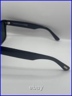 Tom Ford ALBERTO FT 1077 Shiny Black/Green (01N) Sunglasses Brand New Green Lens