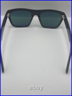 Tom Ford ALBERTO FT 1077 Shiny Black/Green (01N) Sunglasses Brand New Green Lens