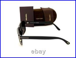 Tom Ford ANDRES FT0780 01D Black / Smoke Polarized 58mm Sunglasses