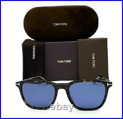 Tom Ford ARNAUD FT0625F 52V Dark Havana / Blue 56mm Sunglasses TF0625