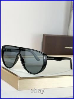 Tom Ford Achilles TF1182 Shiny Black-framed Men's Sunglasses 145