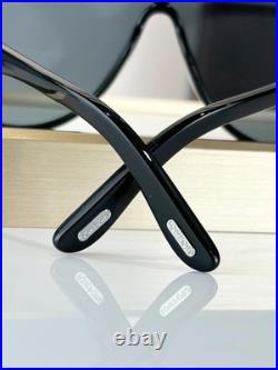 Tom Ford Achilles TF1182 Shiny Black-framed Men's Sunglasses 145