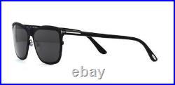 Tom Ford Alasdhair FT0526 526 02A Matte Black Sunglasses Sonnenbrille Grey Lens