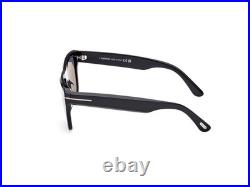 Tom Ford Alberto FT1077 N 01D Shiny Black Smoke Polarized 55 mm Men's Sunglasses