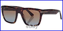 Tom Ford Alberto Men's Dark Havana Square Sunglasses FT1077-52F-55 Made In Italy